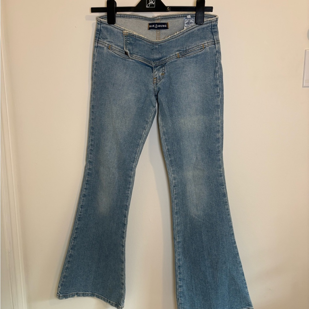 VINTAGE LOW WAISTED FLARED JEANS